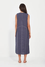 CORDELIA DRESS - DENIM