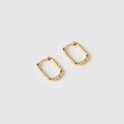 DIANA GOLD HUGGIE EARRINGS