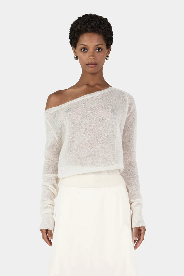 EMMY KNIT TOP- Ivory