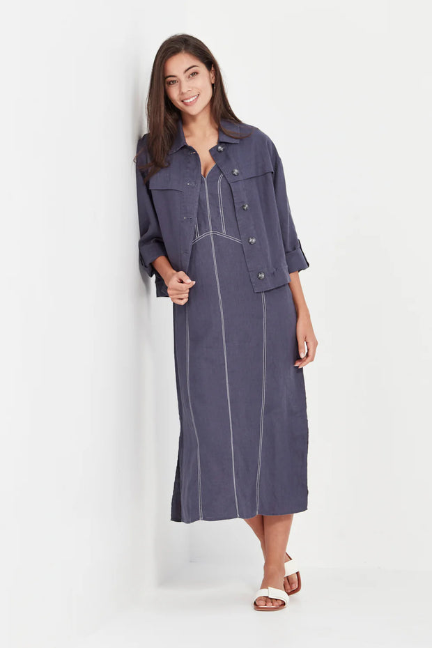 CORDELIA DRESS - DENIM