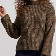 HIGH FUNNEL NECK OVERSIZE SWEATER