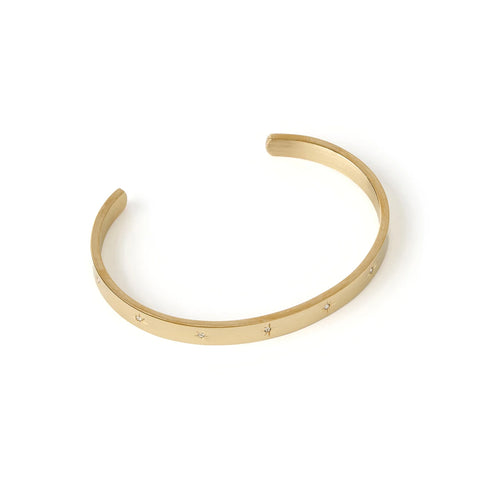 GEMMA GOLD CUFF BRACELET