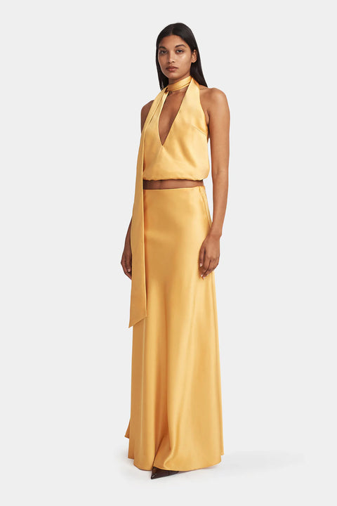 Nova Maxi Skirt - Amber