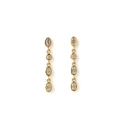 Isadora Gold Earrings - stone