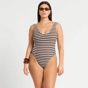 MARA ONE PIECE - SABLE DOT STRIPE