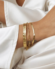 SYLVIA GOLD SNAKE CHAIN BRACELET