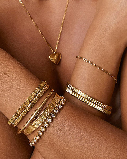 MAEVE GOLD BRACELET - STONE