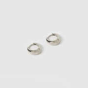MAX SILVER EARRINGS - MIDI 14MM