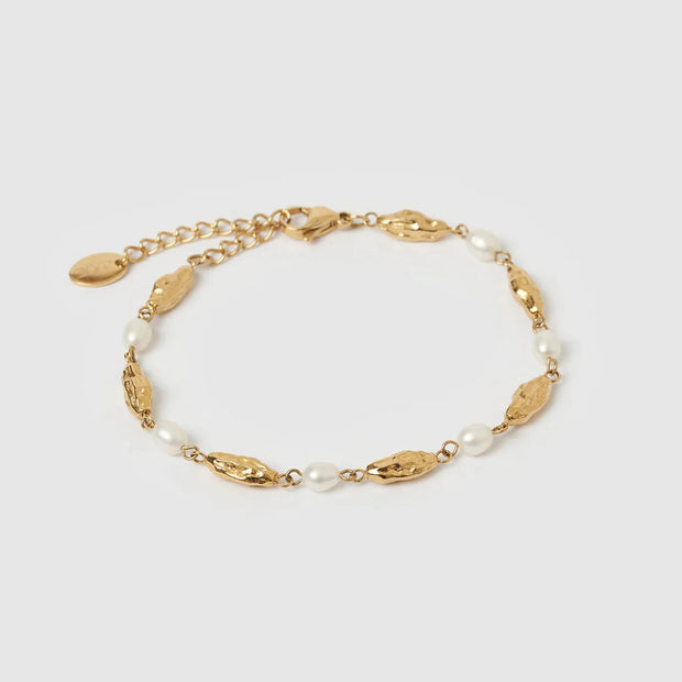 MIMI PEARL AND GOLD BRACELET