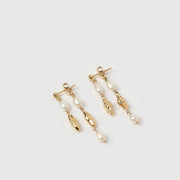MIMI PEARL AND GOLD EARRINGS