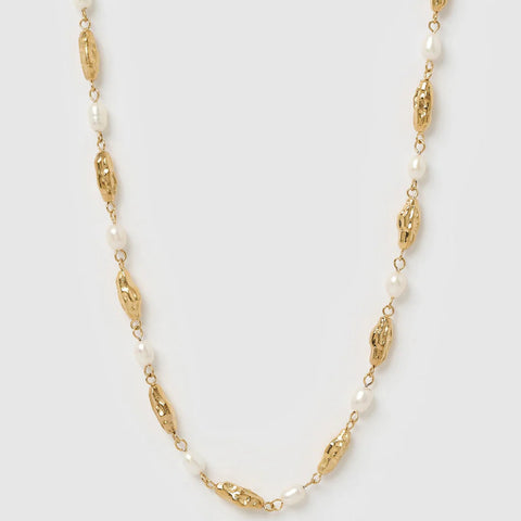 MIMI PEARL AND GOLD NECKLACE