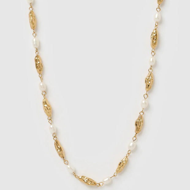 MIMI PEARL AND GOLD NECKLACE
