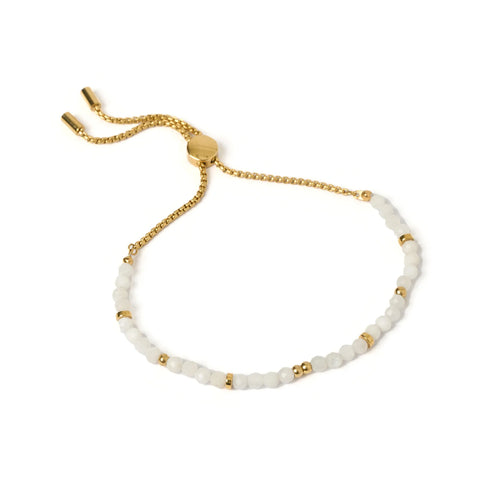 Myla moonstone and gold bracelet