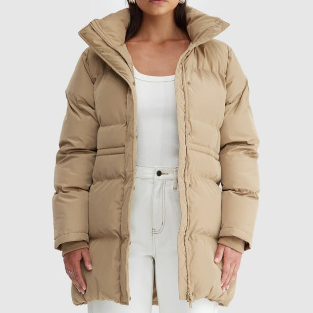 MONTY BELTED MID LENGTH PUFFER JACKET