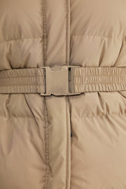 MONTY BELTED MID LENGTH PUFFER JACKET