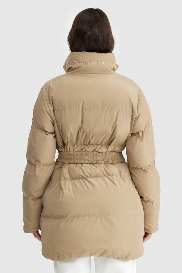 MONTY BELTED MID LENGTH PUFFER JACKET