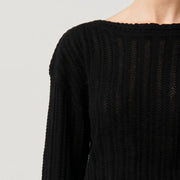 Marley pointelle knit top