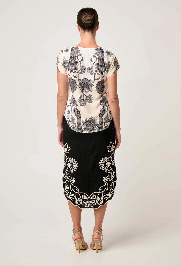 AVIS VISCOSE DOBBY TOP
