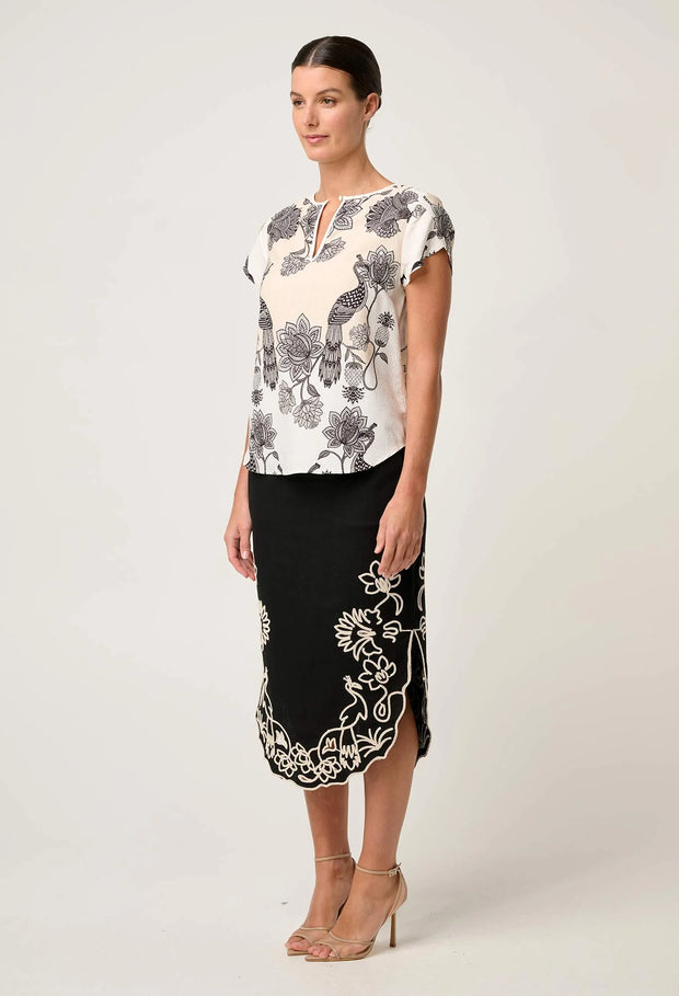 AVIS VISCOSE DOBBY TOP