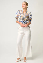 CALANTHA COTTON SILK SHIRT - GOLDEN MEDINA