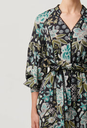 EMERSYN LINEN VISCOSE DRESS