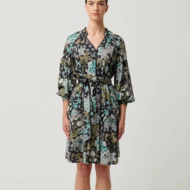 EMERSYN LINEN VISCOSE DRESS