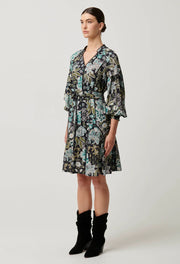 EMERSYN LINEN VISCOSE DRESS