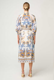 CARMEN COTTON CILK MAXI DRESS - GOLDEN MEDINA