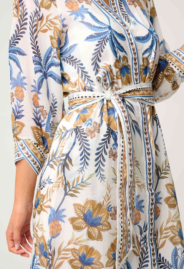 CARMEN COTTON CILK MAXI DRESS - GOLDEN MEDINA