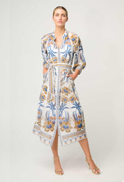 CARMEN COTTON CILK MAXI DRESS - GOLDEN MEDINA