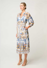 CARMEN COTTON CILK MAXI DRESS - GOLDEN MEDINA