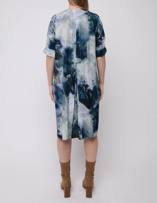 Opalescent Print Dress