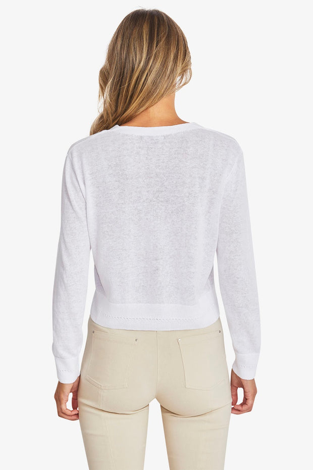 MAISIE CARDIGAN - WHITE