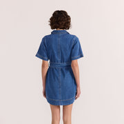 BROOKS DENIM MINI DRESS