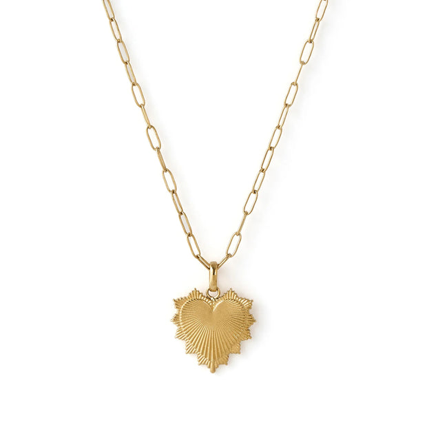 Queen of hearts Gold Necklace