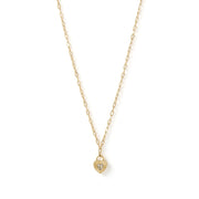 RUBY HEART NECKLACE - STONE