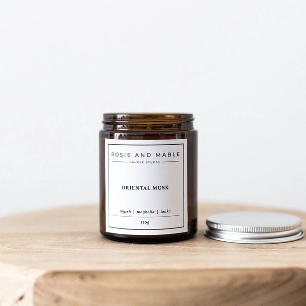 ORIENTAL MUSK AMBER JAR CANDLE