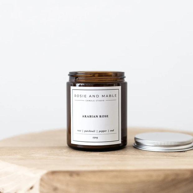 ARABIAN ROSE AMBER JAR CANDLE