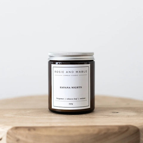 Havana Nights Amber Jar Candle | Mudgee Gift Shop | Mudgee Giftware | KRYSTIES Boutique