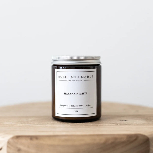 Havana Nights Amber Jar Candle | Mudgee Gift Shop | Mudgee Giftware | KRYSTIES Boutique