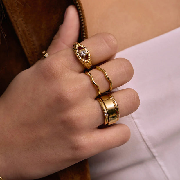 KARMA GOLD RING