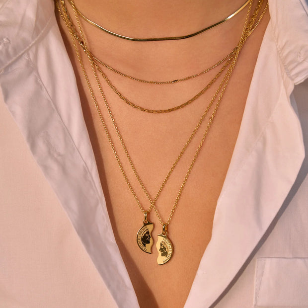 TOGETHER FOREVER LOVER'S NECKLACES