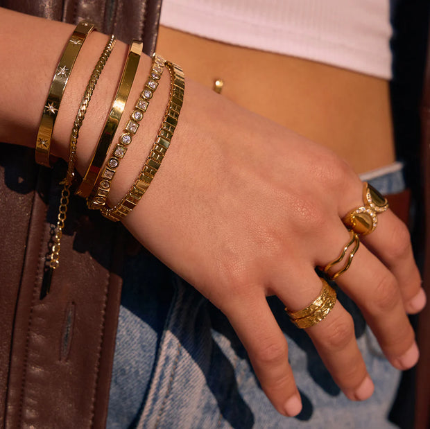 TINKA GOLD BRACELET - STONE