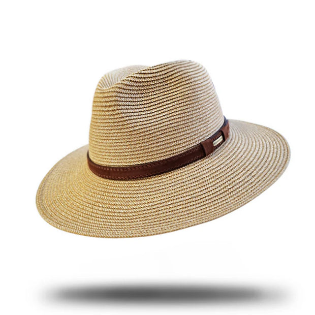 BRAIDED TOYO FEDORA - MIX NATURAL