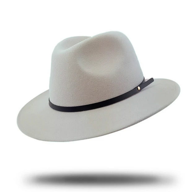 PACKABLE FELT FEDORA - SAND