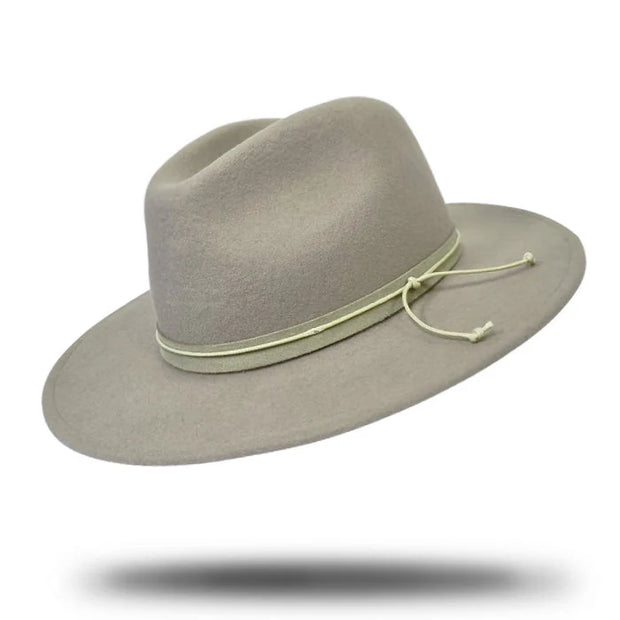 WOMEN'S FELT HAT - TAUPE