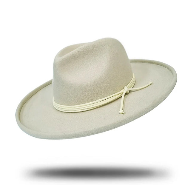 WIDE BRIM FEDORA - IVORY