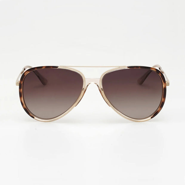 Lexie Tea Tortoiseshell Gold Brown Sunglasses | Women's Sunglasses | Mudgee Women's Clothing Boutique | KRYSTIES