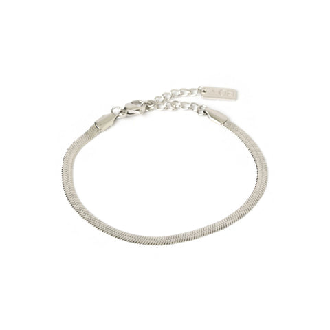 Sylvia Silver Snake Chain Bracelet