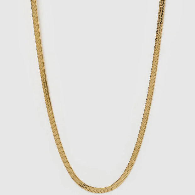 SYLVIA GOLD SNAKE CHAIN NECKLACE